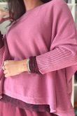 Basso Box Knit Indian Pink